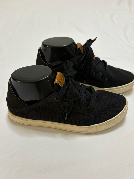 OluKai Shoes - Olukai Pehuea Li Black Sneakers Women’s Size 7.5 Comfort Walking Shoes